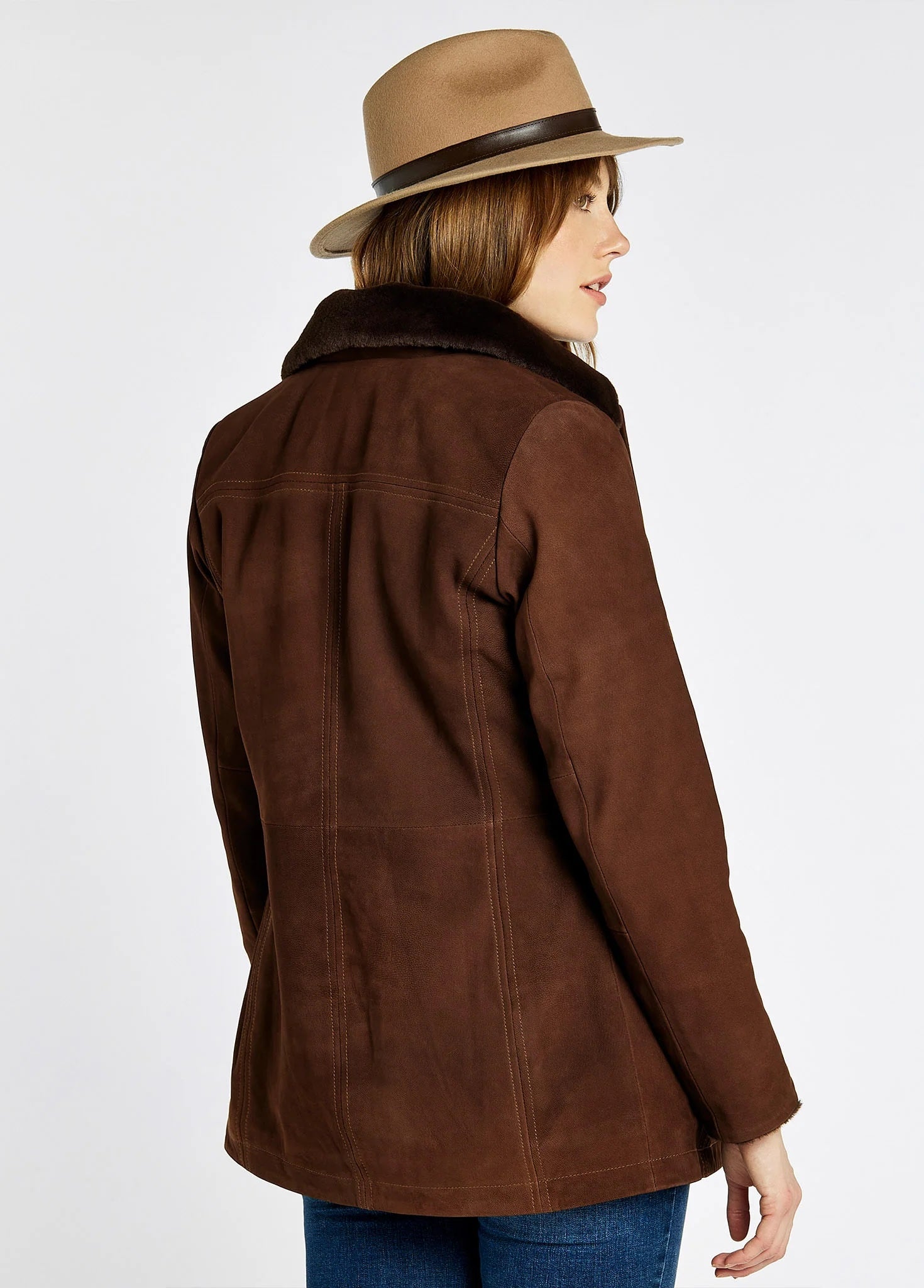Dubarry Clarke Leather Jacket - Walnut