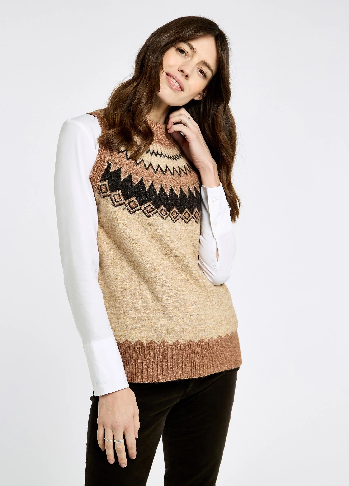 Dubarry Doyle Fair Isle Väst - Oat Multi