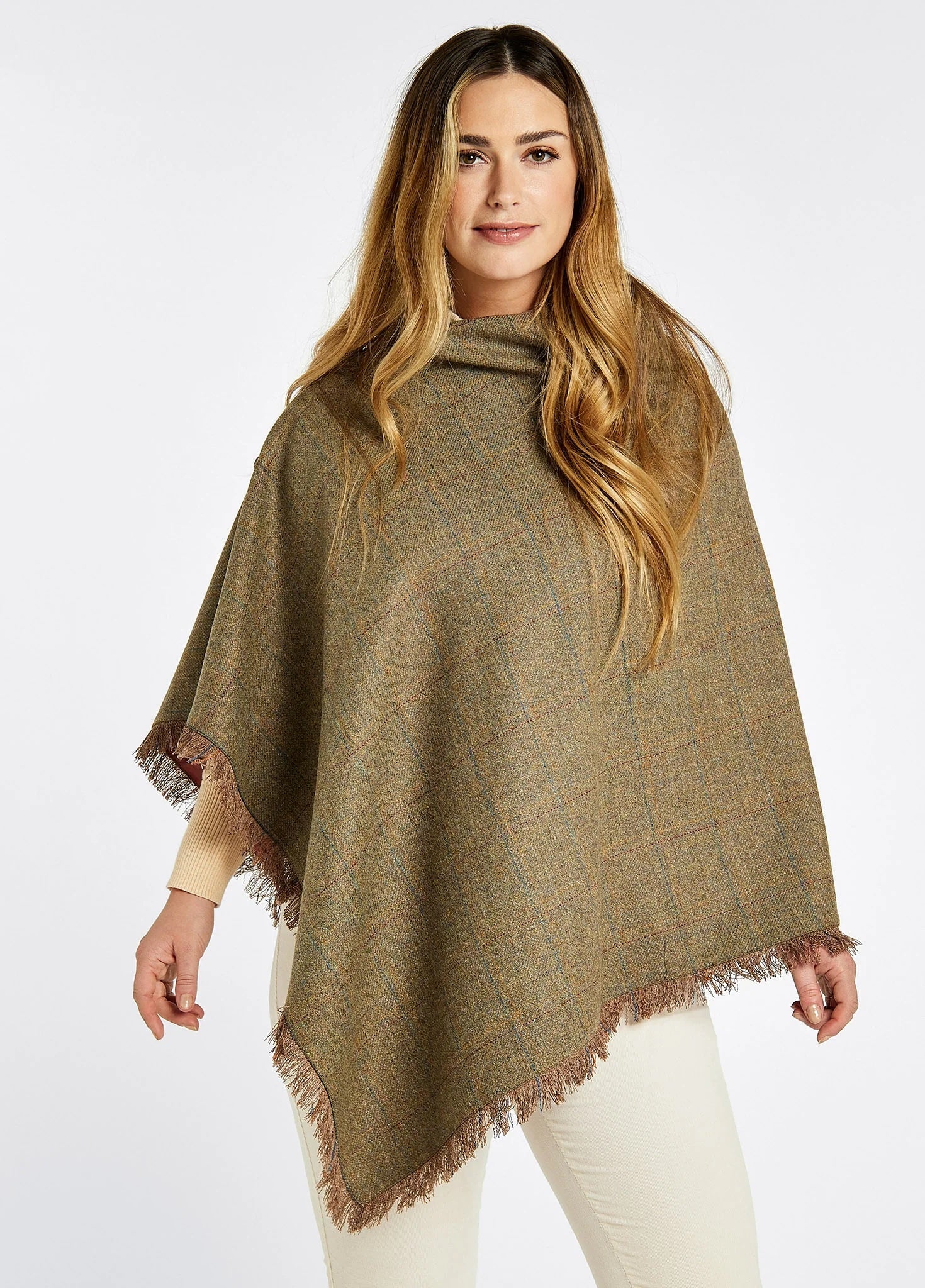 Dubarry Hazelwood Tweed Poncho - Burren
