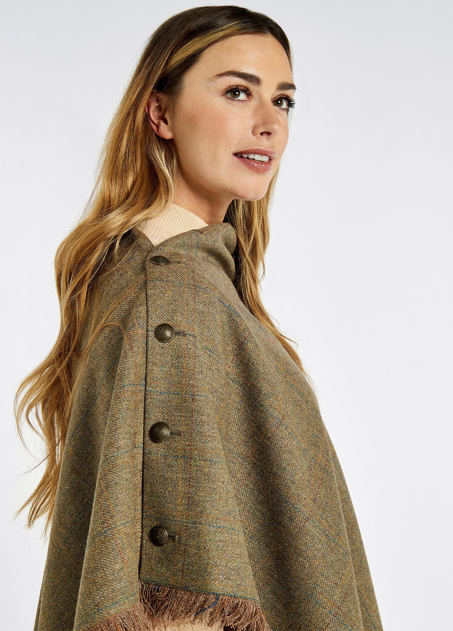 Dubarry Hazelwood Tweed Poncho - Burren