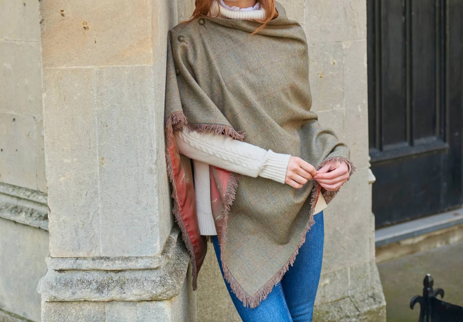 Dubarry Hazelwood Tweed Poncho - Burren
