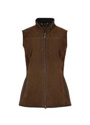 Dubarry Kingston Leather Gilet - Walnut