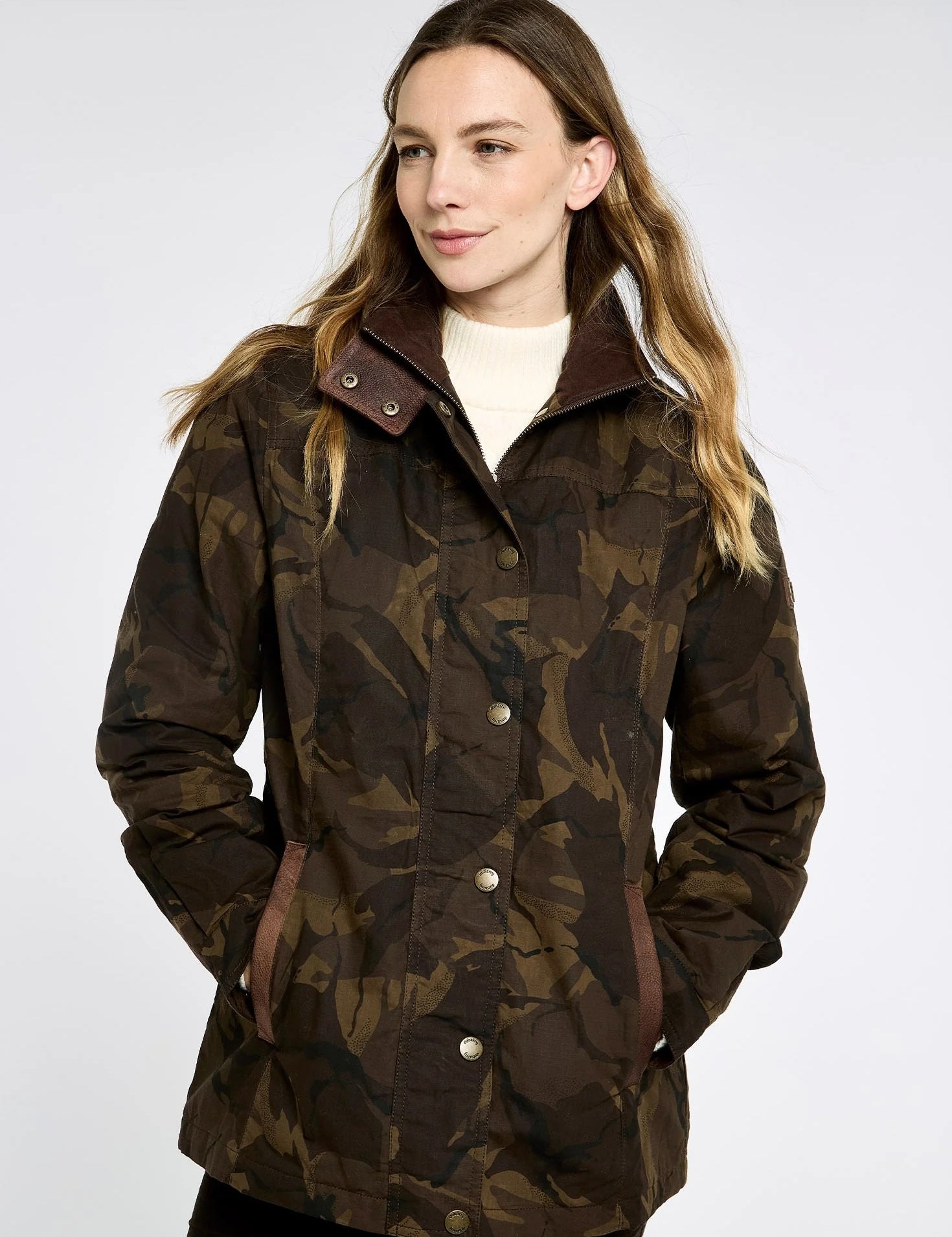 Dubarry Mountrath LTD Brown Camo - Vaxad Jacka Dam