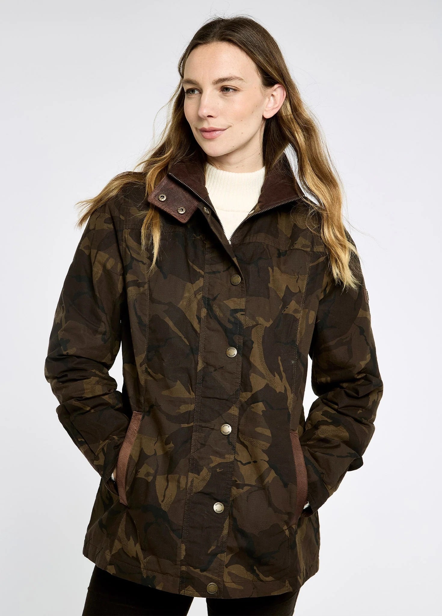 Dubarry Mountrath LTD Brown Camo - Vaxad Jacka Dam