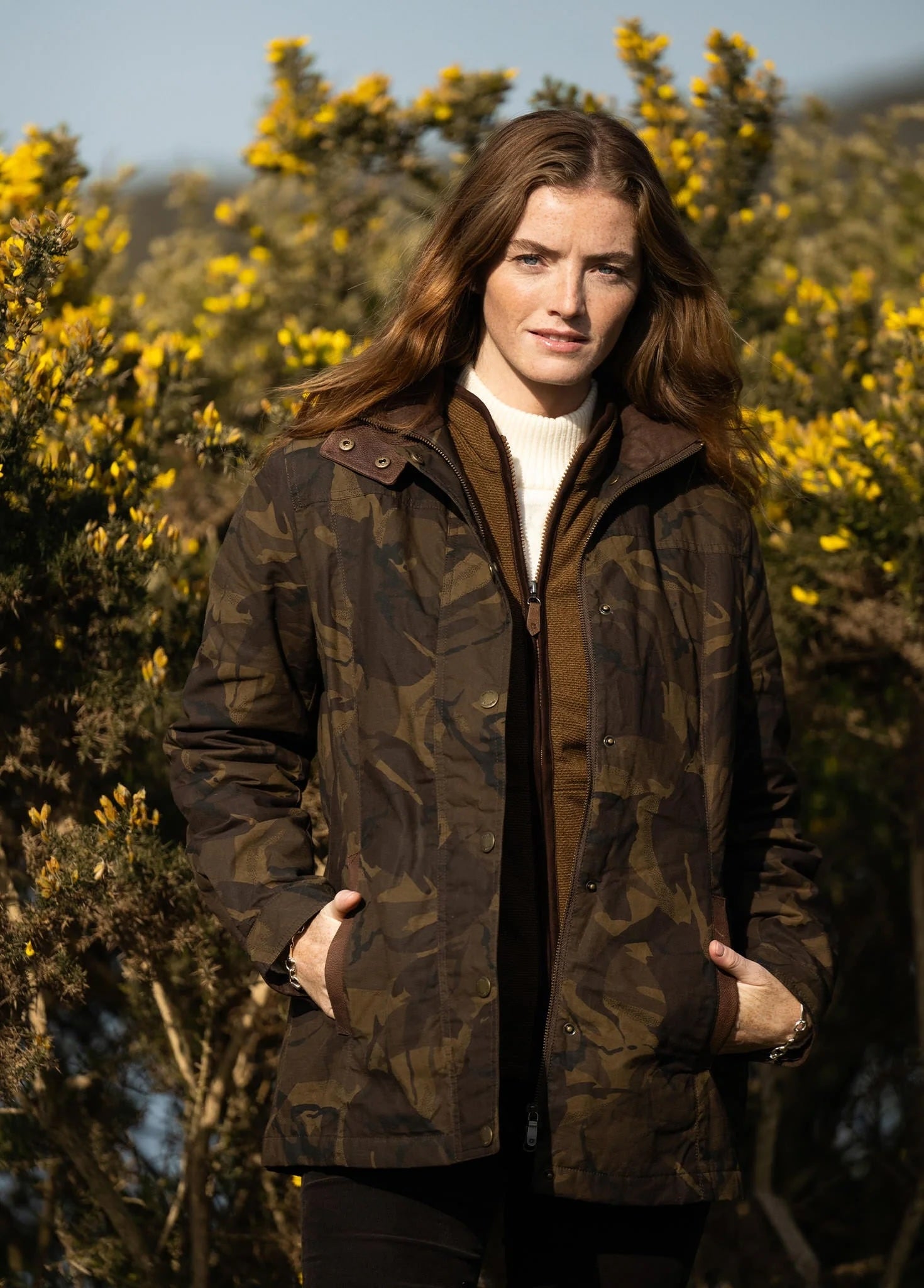 Dubarry Mountrath LTD Brown Camo - Vaxad Jacka Dam