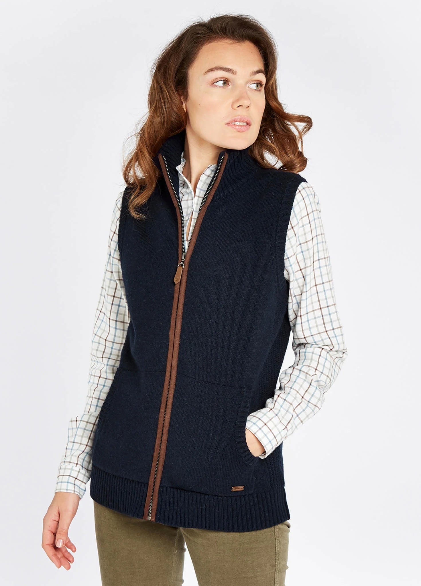 Dubarry Sheedy Bodywarmer Navy - Stickad Väst