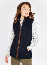 Dubarry Sheedy Bodywarmer Navy - Stickad Väst