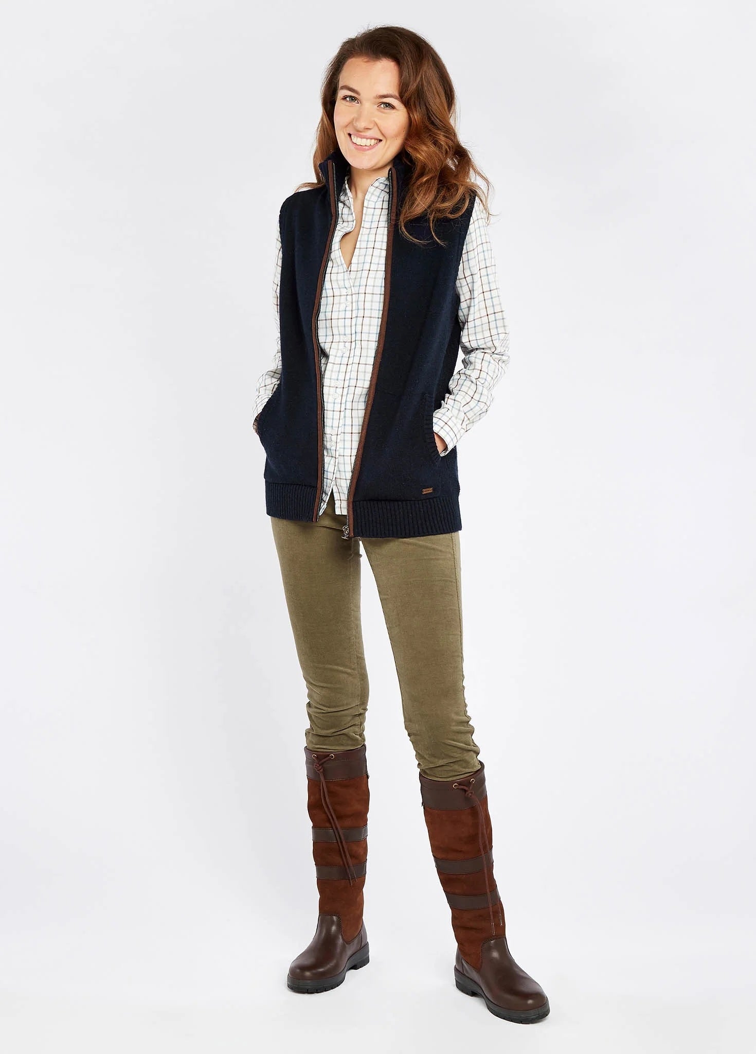 Dubarry Sheedy Bodywarmer Navy - Stickad Väst
