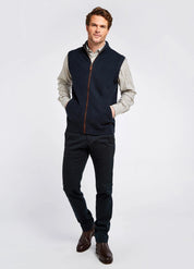 Dubarry Upperwood Bodywarmer Navy - Stickad Väst