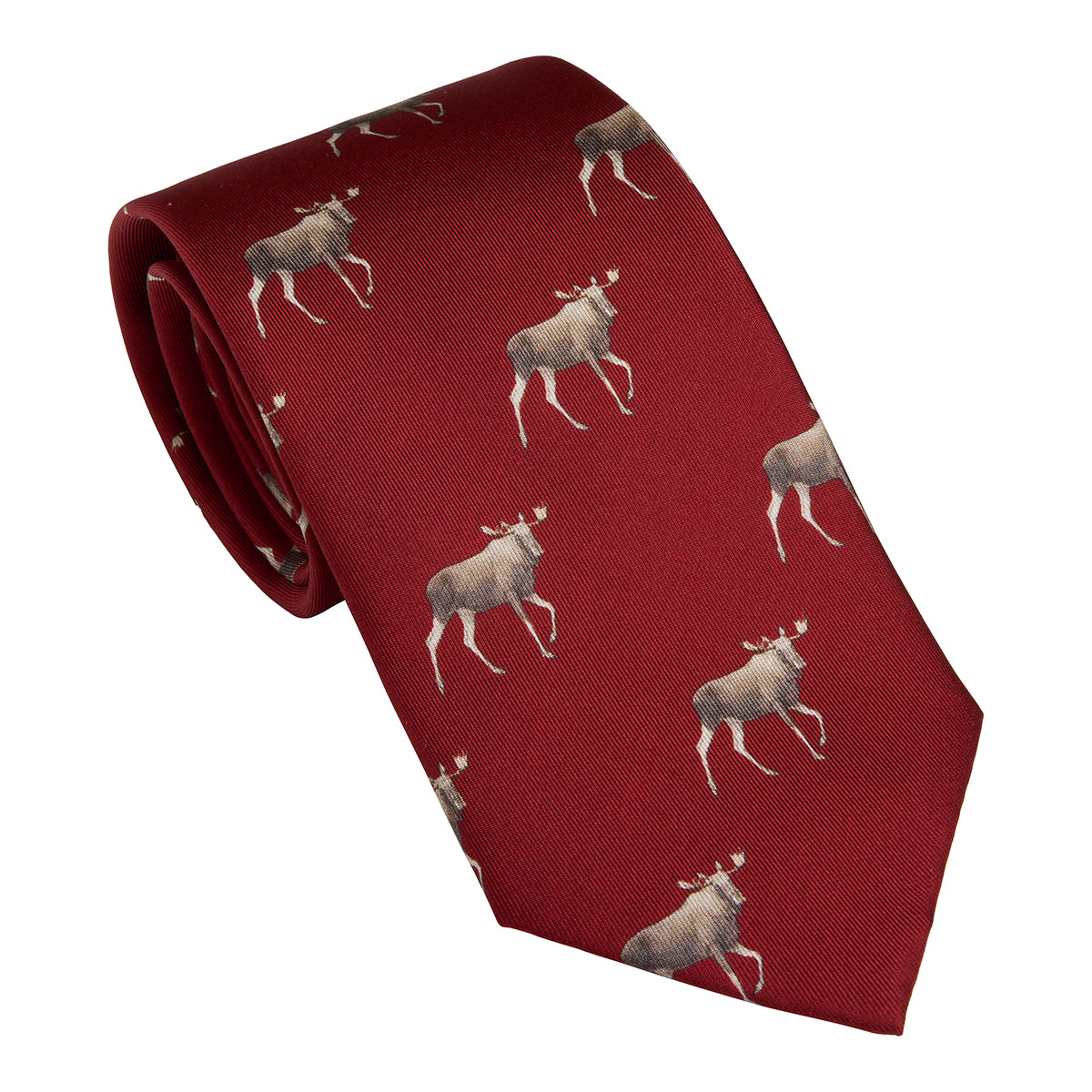 Laksen Elk Tie Vintage Red