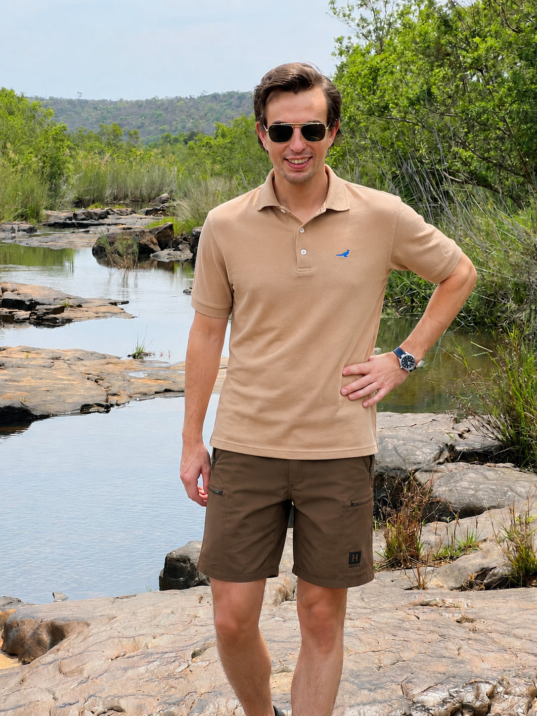 Härkila Fjell Shorts - Dark Earth/Shadow Brown