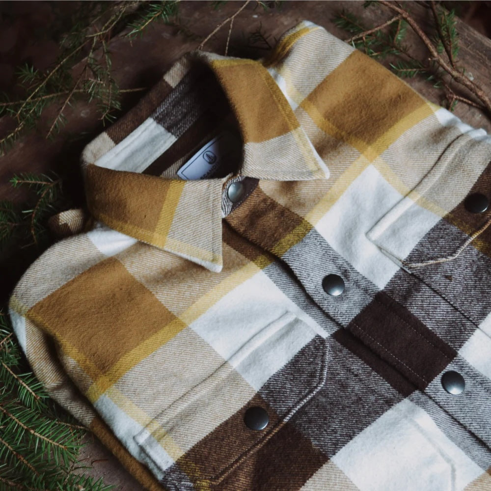 Flanellskjorta - Overshirt Brown - Scandinavian Settler
