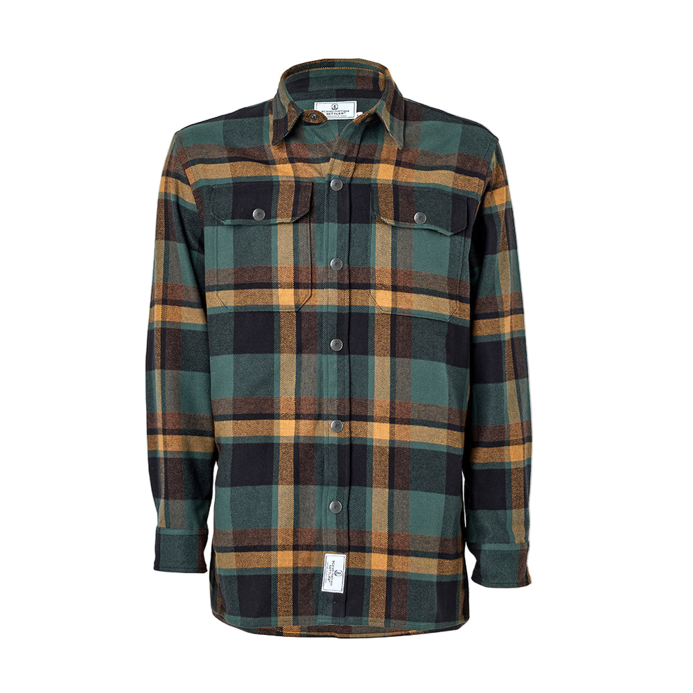 Flanellskjorta - Overshirt Green - Scandinavian Settler