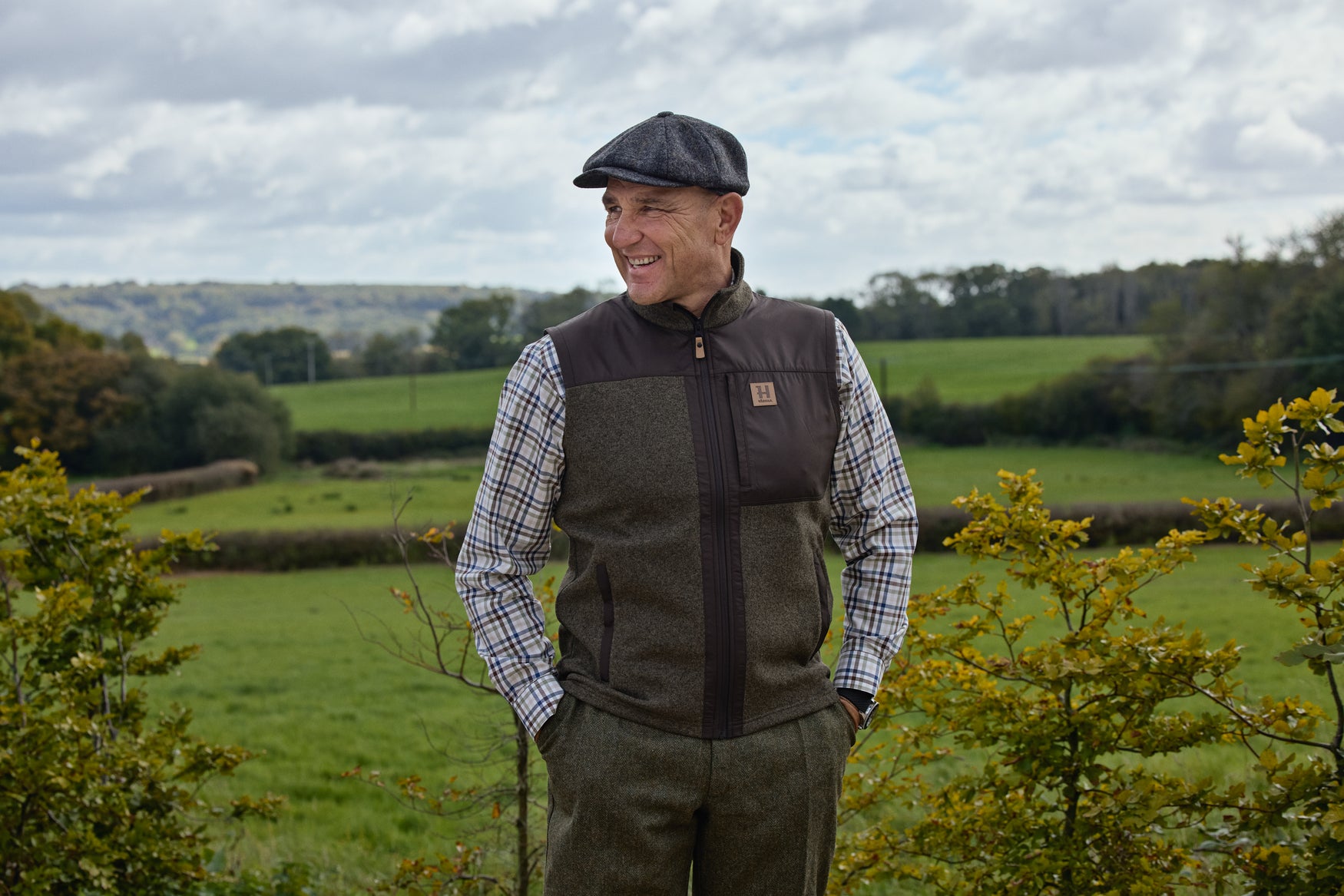 Härkila Kalix Fleeceväst - Dark Earth