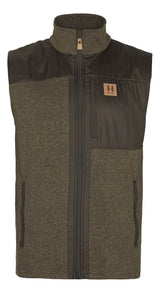 Kalix Fleeceväst - Willow Green/Shadow Brown