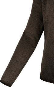 Half-Zip Microfleece - Brun Melange