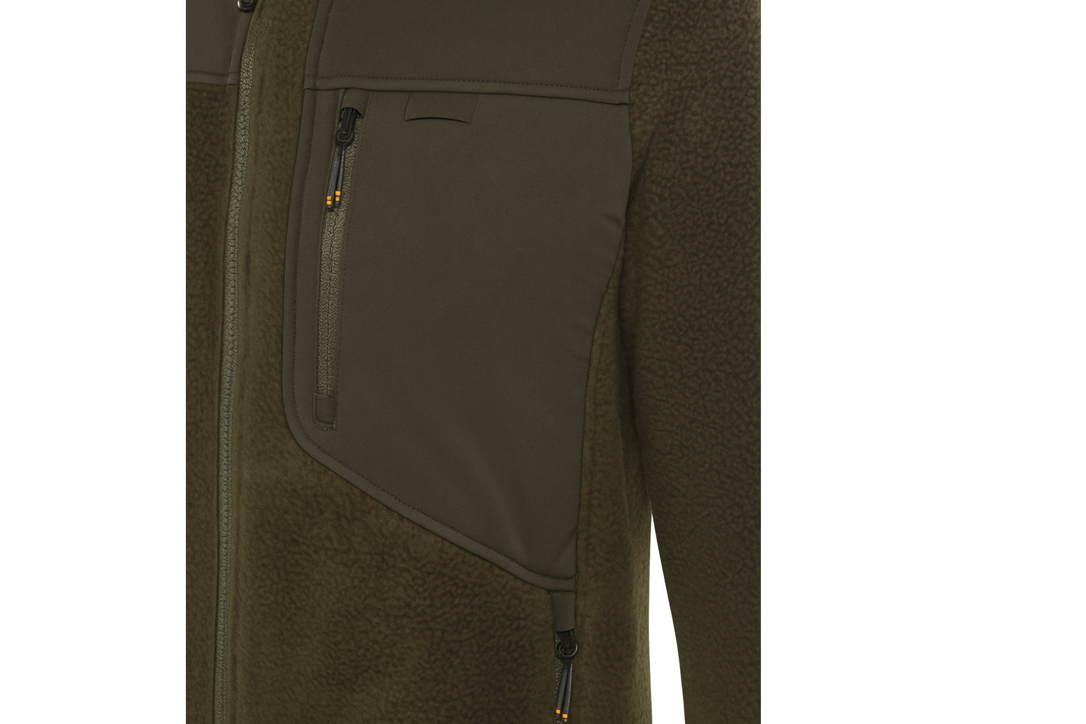 Halifax Sherpa Fleece Jacket - Green Moss