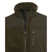 Halifax Sherpa Fleece Jacket - Green Moss