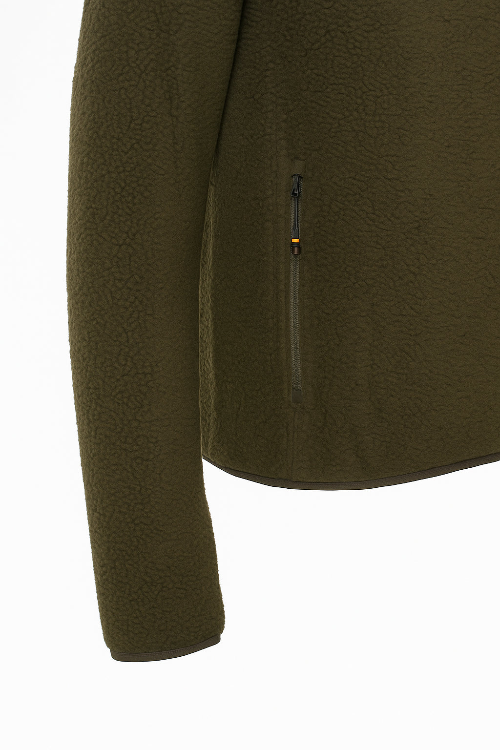 Halifax Sherpa Fleece Jacket - Green Moss
