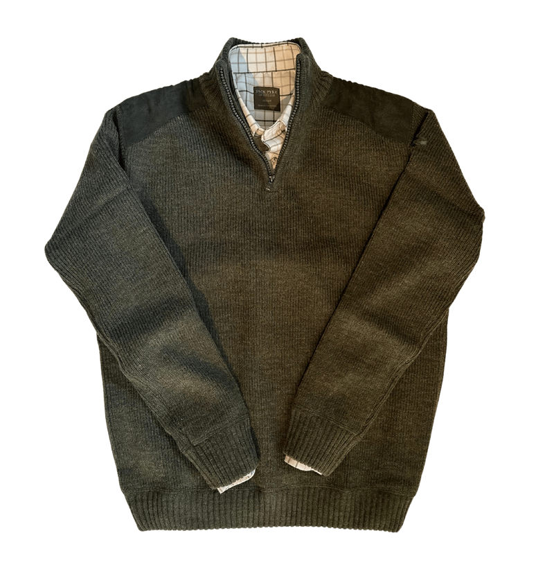 Hebrides Windstopper - Jakttröja i Half-Zip