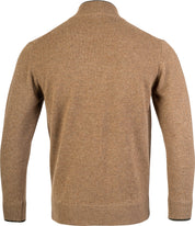Lambswool Half-Zip Sweater - Beige