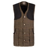 Skytteväst - Brown Tweed