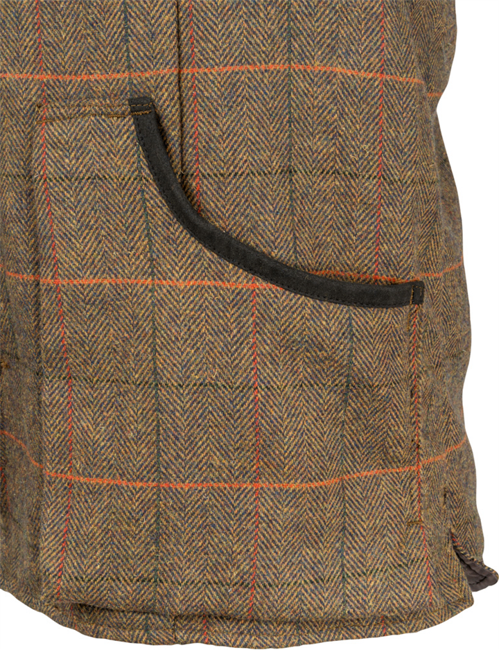 Jack Pyke Shooting Vest - Brown Tweed 