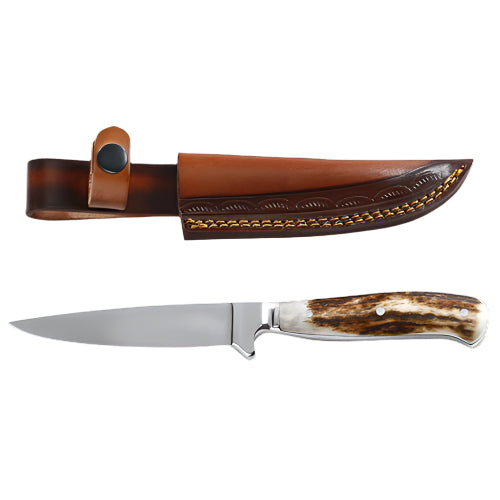Jaktkniv 23 cm - Handtag av Horn 