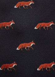 Jaktslips i Silke - Kavanagh Fox-Navy