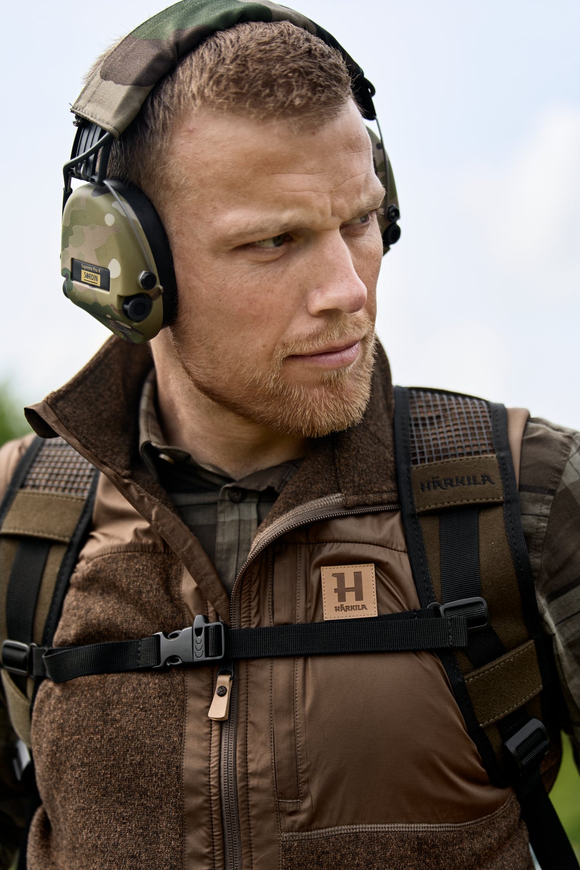 Kalix Fleeceväst - Willow Green/Shadow Brown