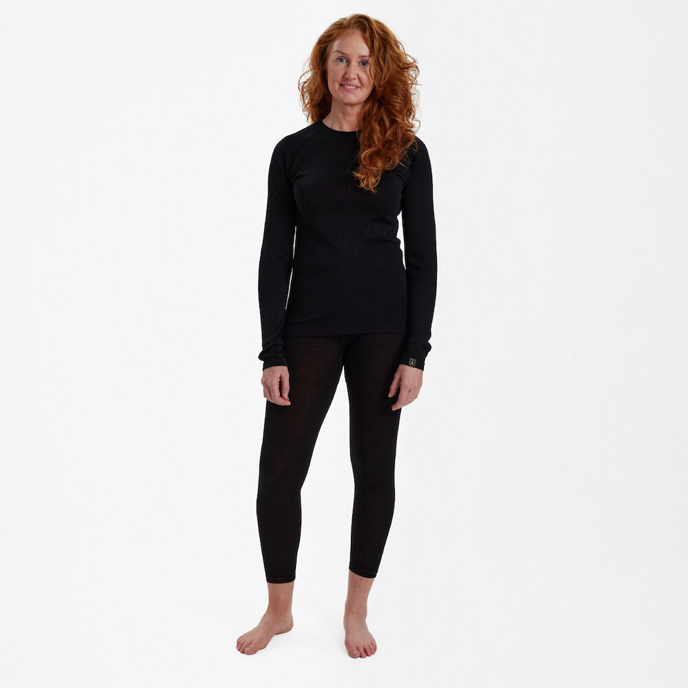 Lady Quinn - Merinoundertröja Black Oak