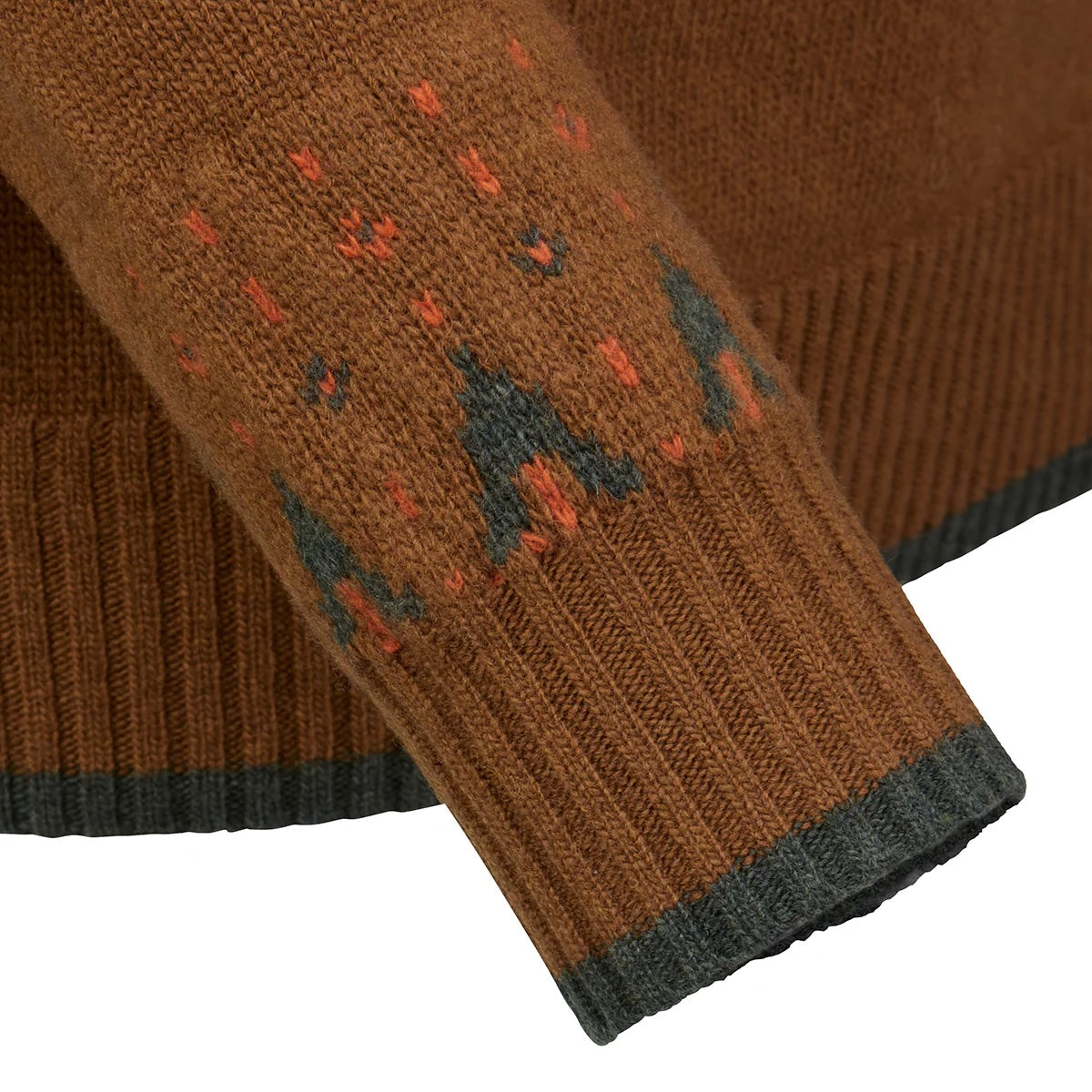 Lady Trondheim Jacquard - Lammullströja