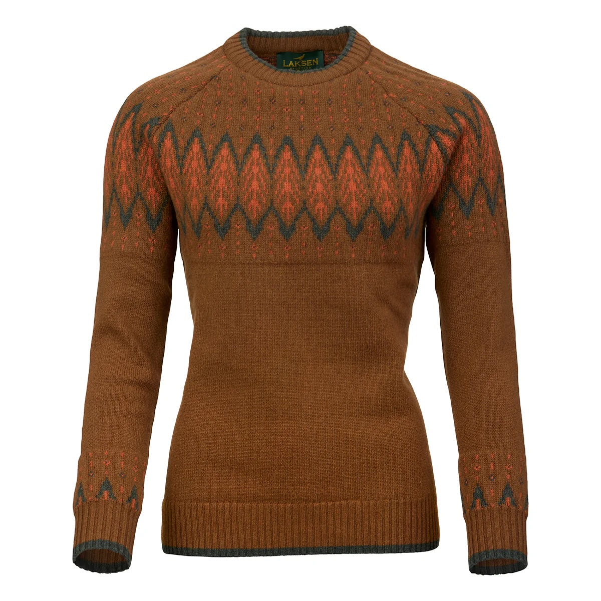 Lady Trondheim Jacquard - Lammullströja