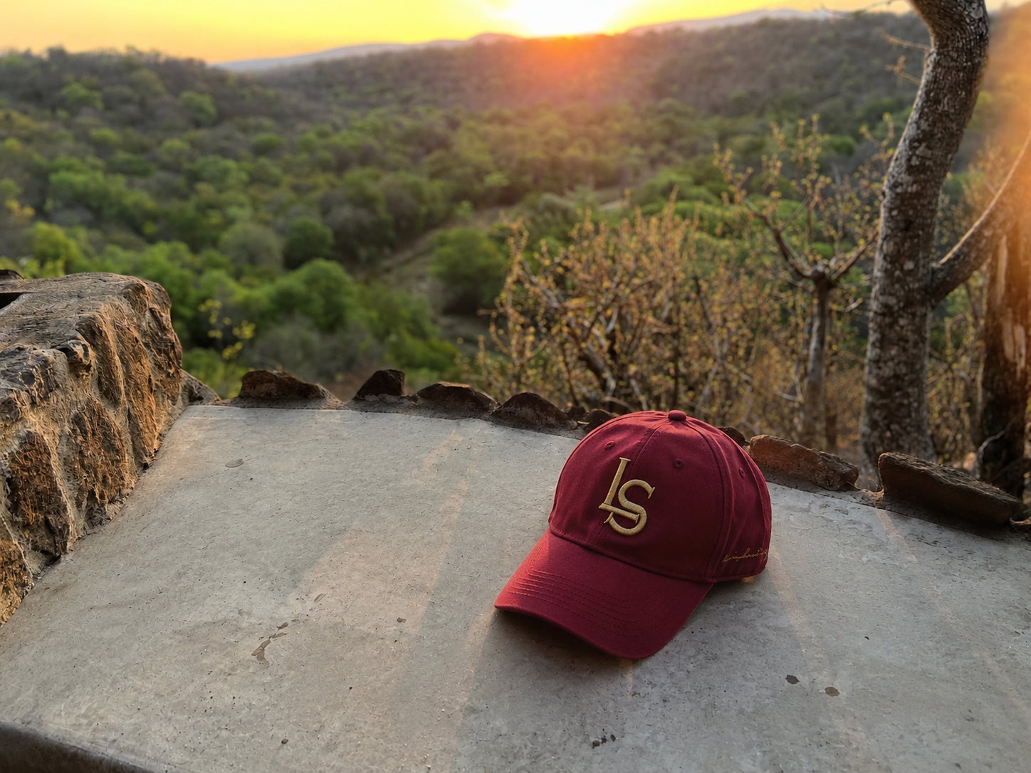 Laksen Baseball 3D Shooting Cap - Bordeaux
