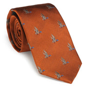 Laksen Duck Tie - Silke blood orange