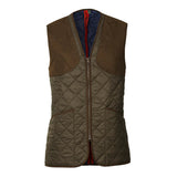 Ludlow Quilted Shooting Vest - Olive