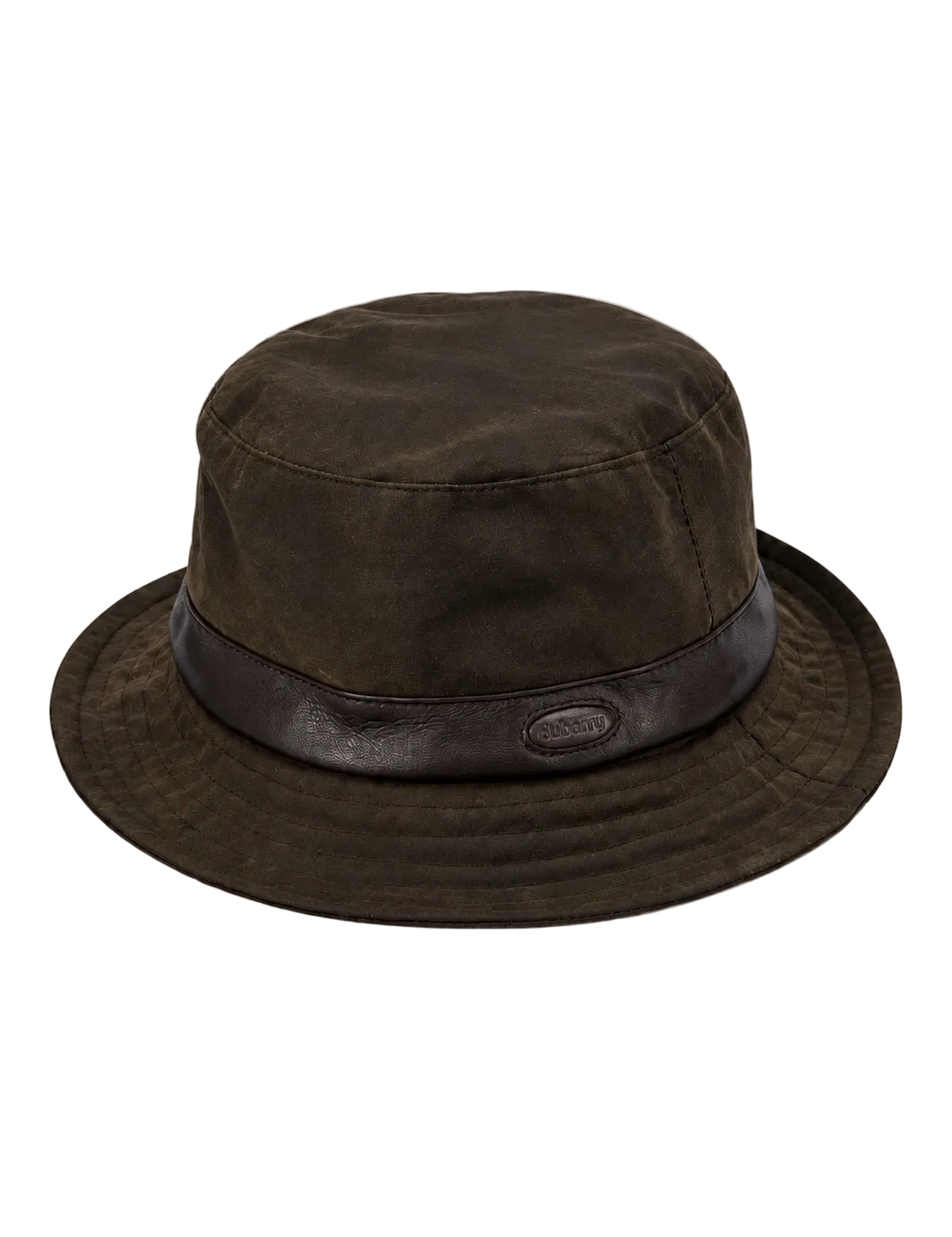 Dubarry Macreddin Wax Bucket Hat - Olive 