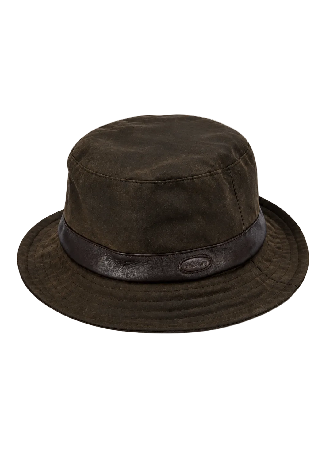 Dubarry Macreddin Wax Bucket Hat - Olive 