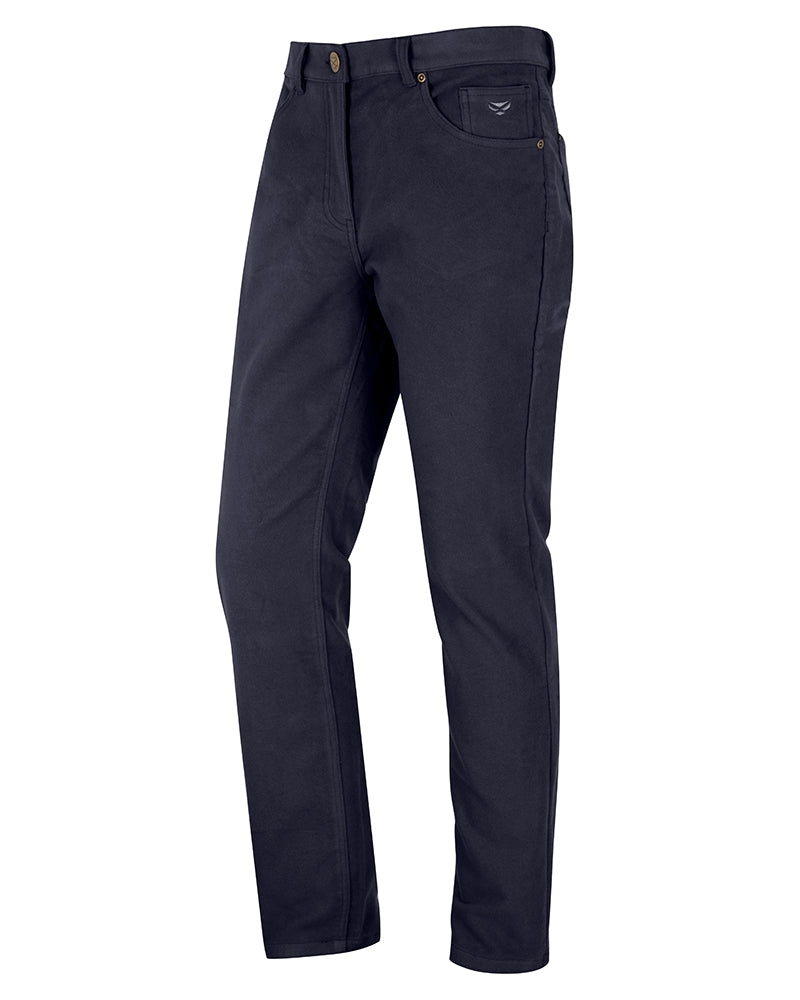 Mollskinnsbyxor Navy - Monarch