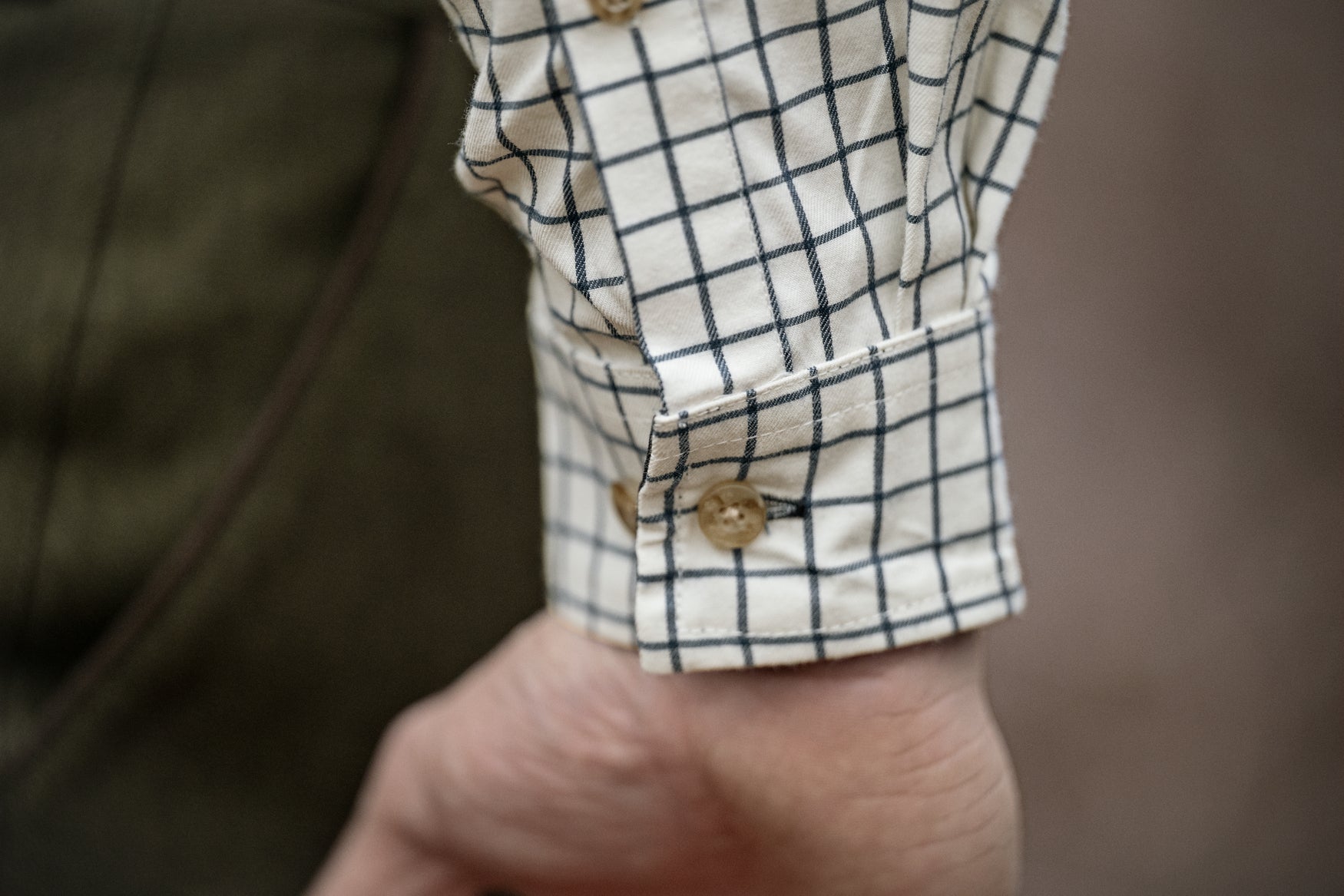 Oxford Jaktskjorta - Dark Sapphire Check