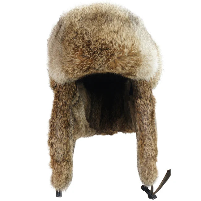 Pälsmössa - Brun Trapper Hat