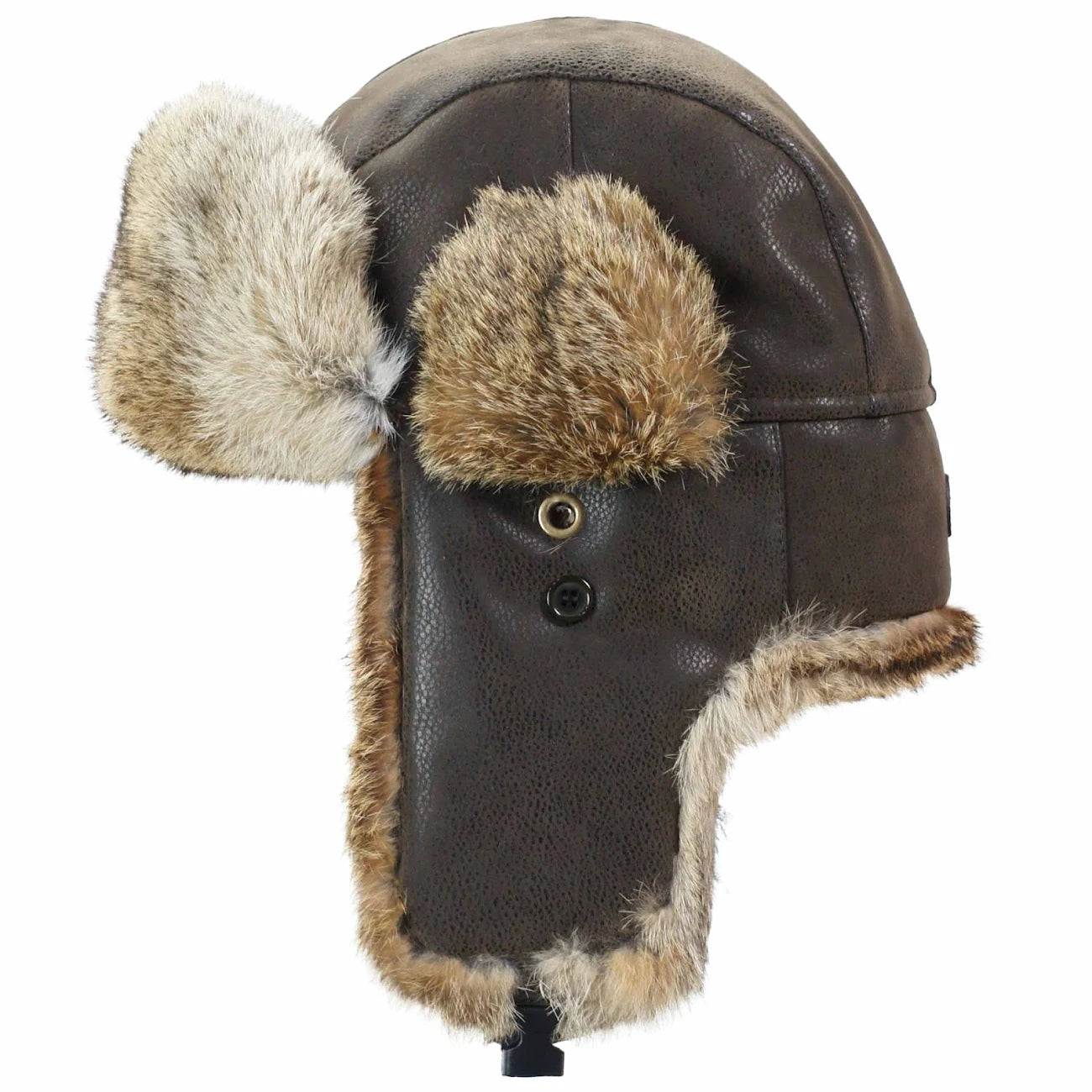 Pälsmössa - Brun Trapper Hat