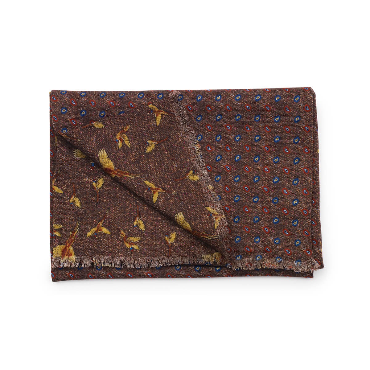 Paisley & Pheasant Scarf - Laksen