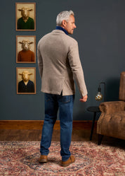 Richmond Knitted Blazer - Oat Grey