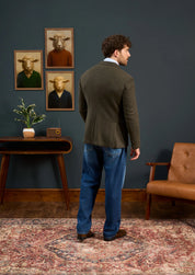 Richmond Knitted Blazer - Olive