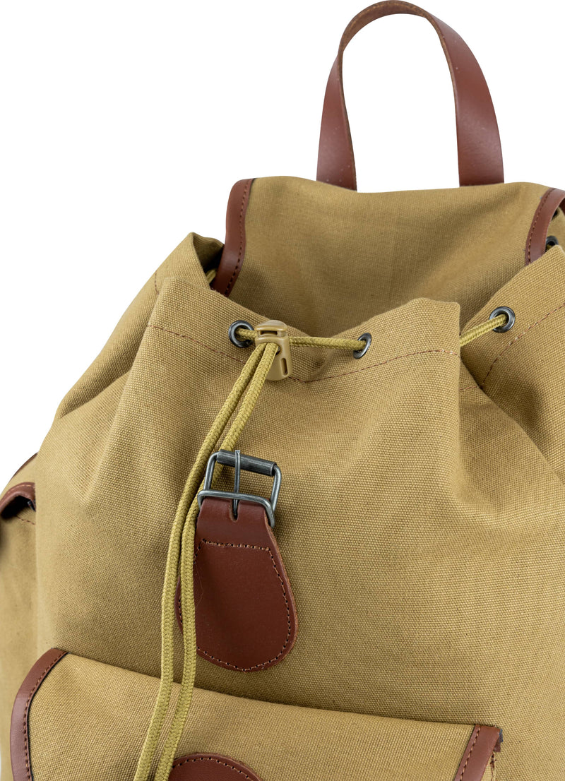 Ryggsäck Beige Canvas - Day Pack