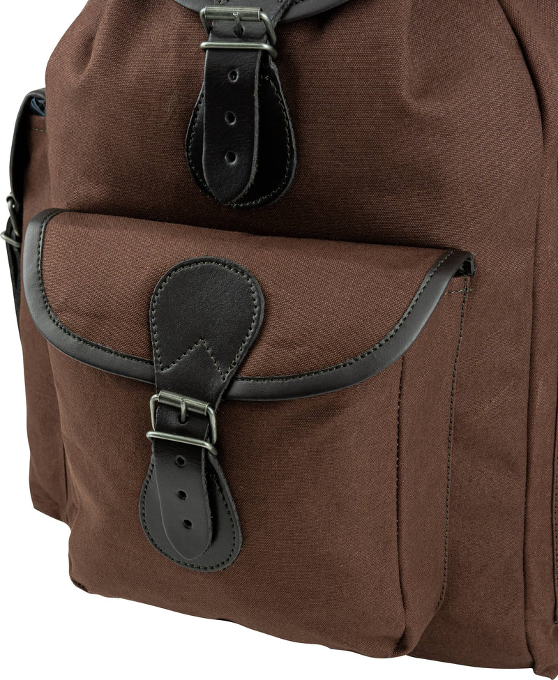 Ryggsäck Brun Canvas - Day Pack