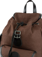 Ryggsäck Brun Canvas - Day Pack