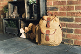 Ryggsäck Beige Canvas - Day Pack