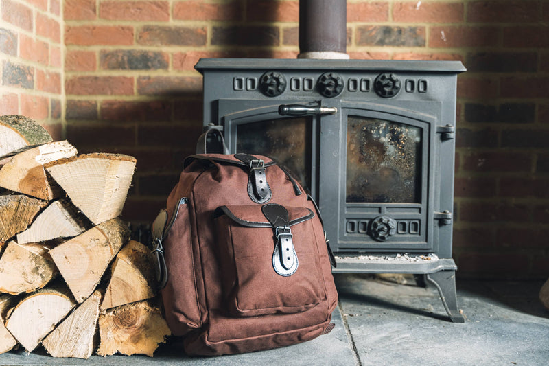 Ryggsäck Brun Canvas - Day Pack